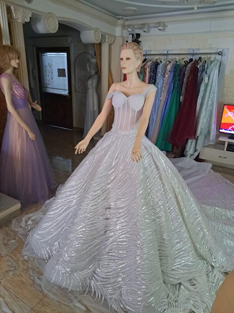 a mannequin in a dress