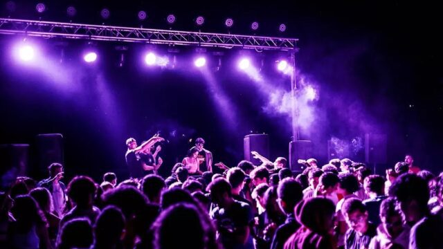 a group of people on a stage