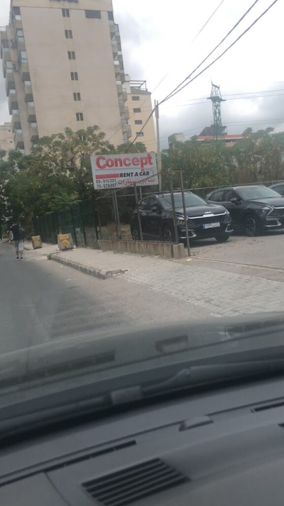 a car parked on the side of a road