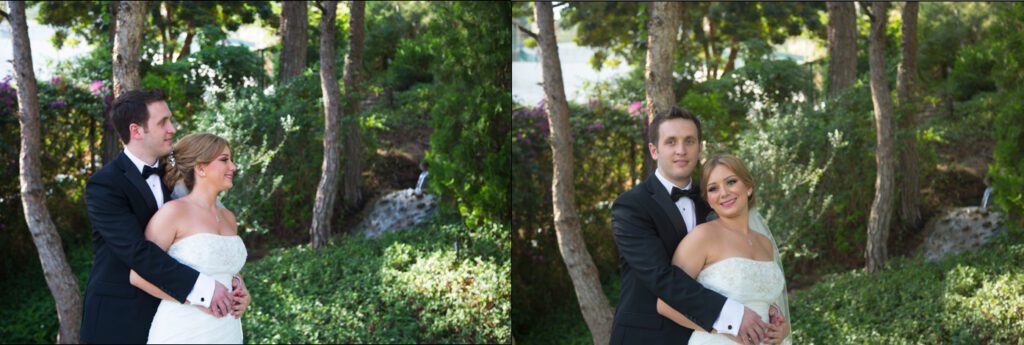 a man and woman posing for a picture