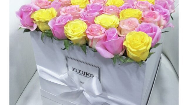 a box of flowers