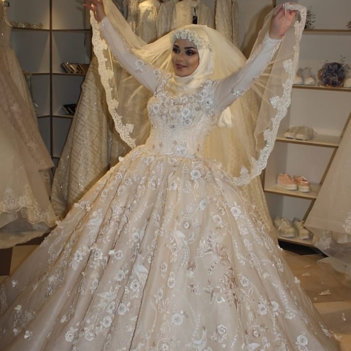 a woman in a wedding dress