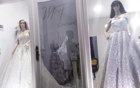 a mannequins in a dress