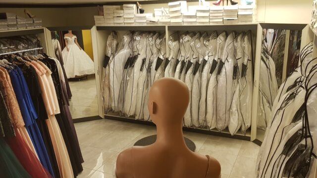 a mannequin in a store