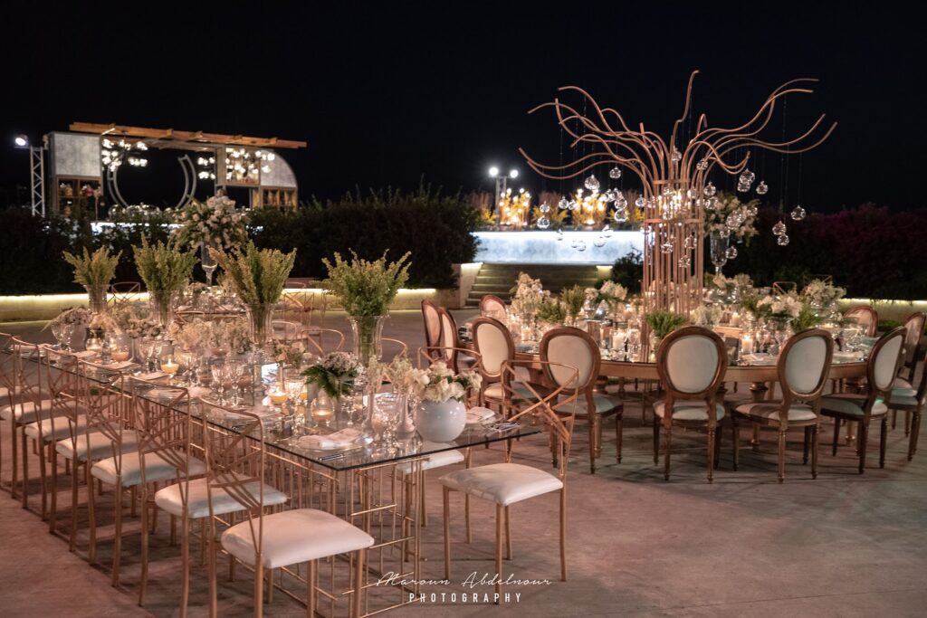 a table set for a dinner party